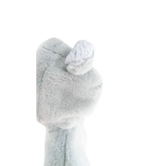 Mon Lapin Baby's Hooded Plush Baby Bunting Snowsuit Light Blue Size 0-6 Months - Picture 8 of 10